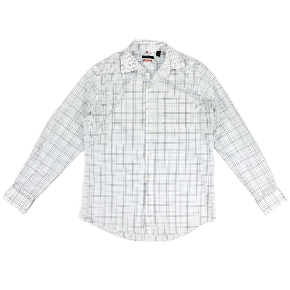 White Plaid Button Down